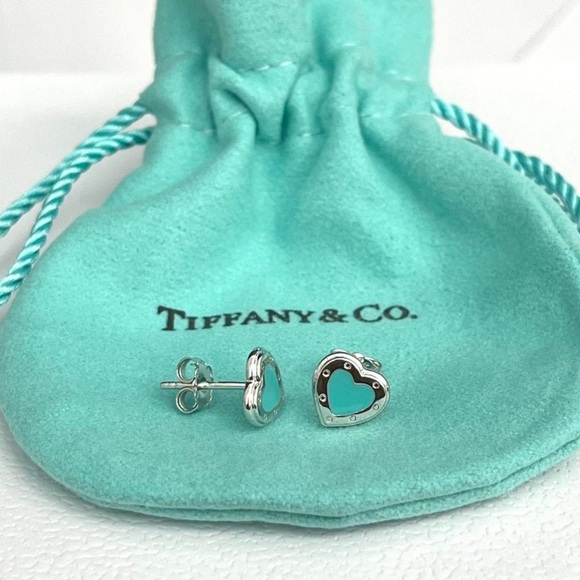 Tiffany & Co. Heart Earrings - Picture 3 of 3